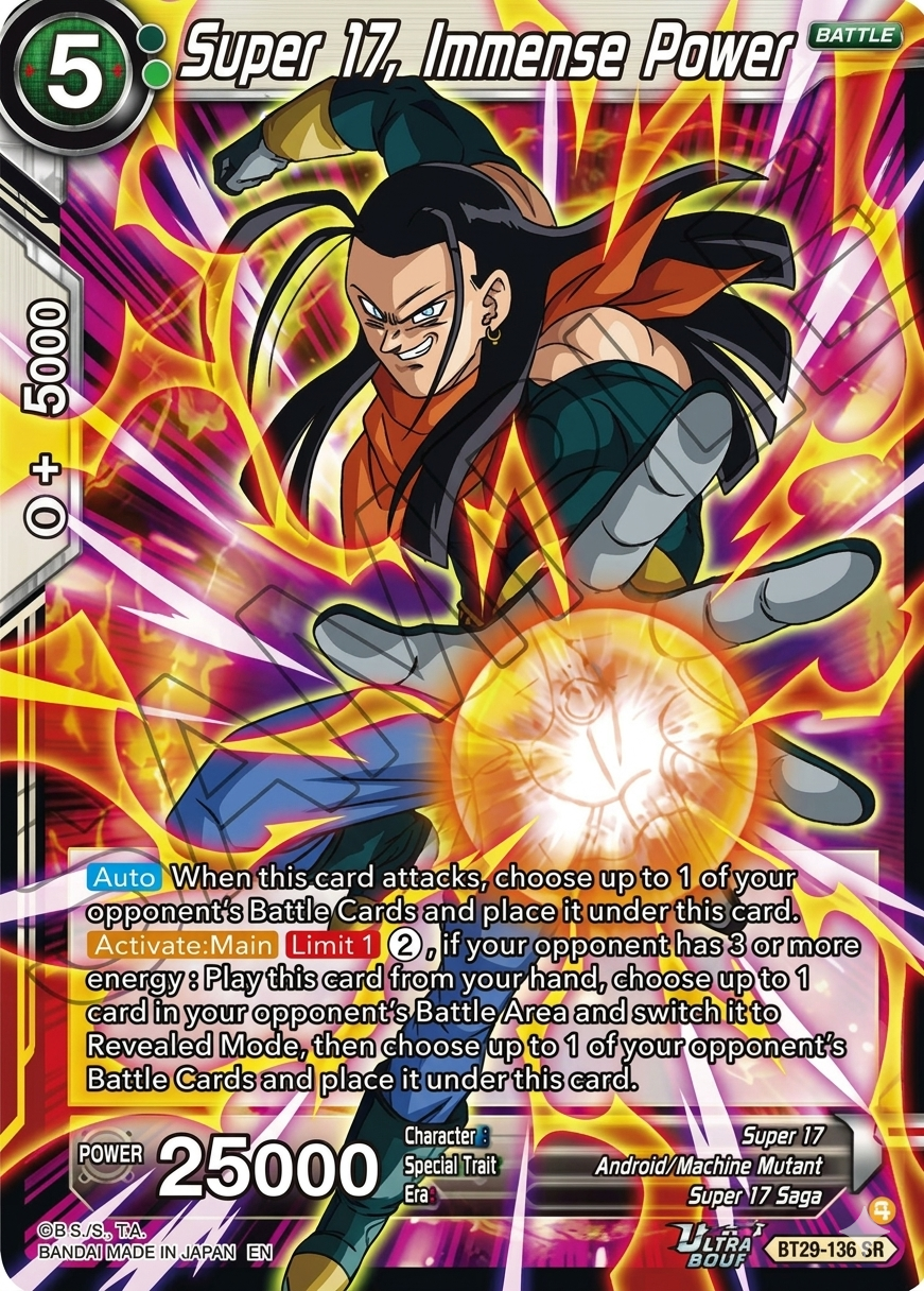 Super17,Immense Power BT29-136 "SR"