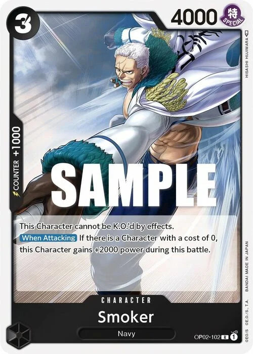 Smoker (OP02-102) - Paramount War (SR) [OP02-102]