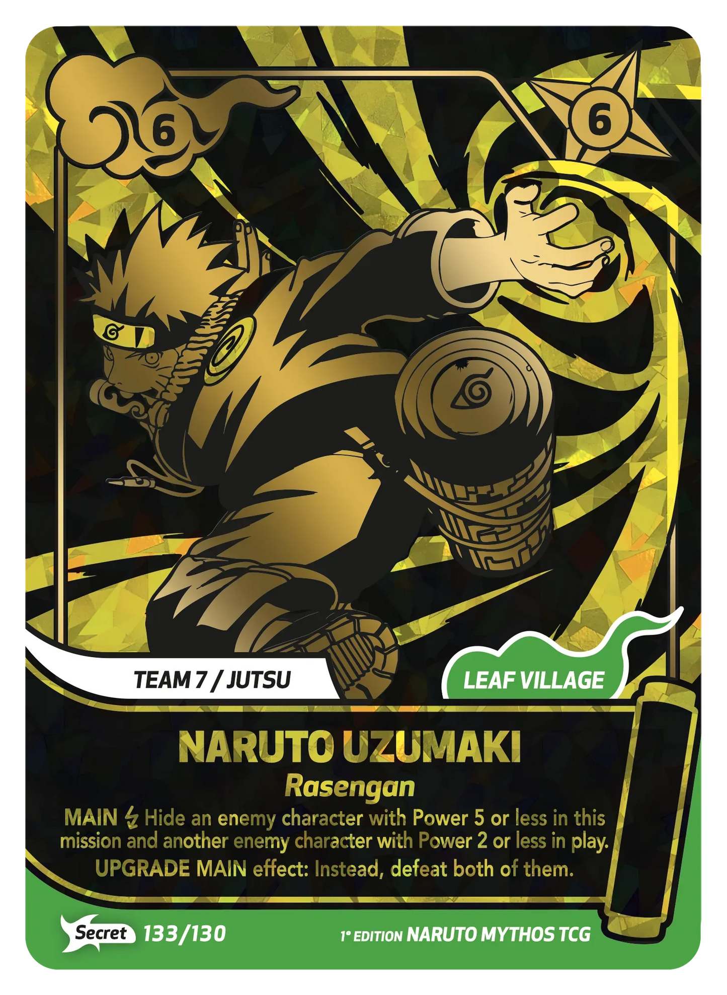 Naruto Uzumaki 133/130 (Secret) First Edition