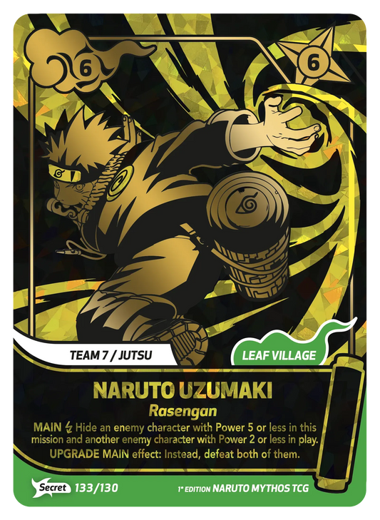 Naruto Uzumaki 133/130 (Secret) First Edition